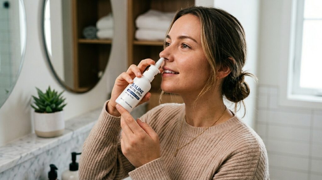 garlic in nose for congestion relief and natural sinus remedy